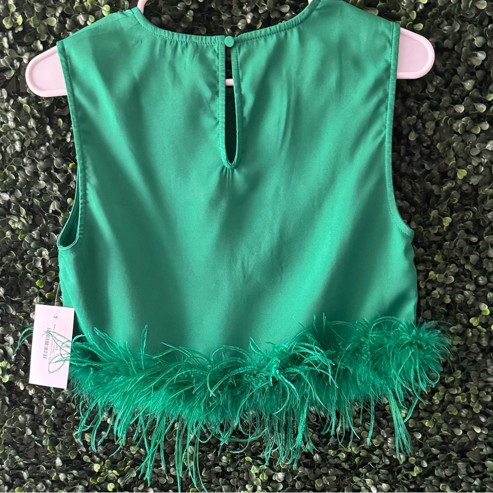 LE LIS RUFFLE YOUR FEATHERS TOP - Picture 2 of 13
